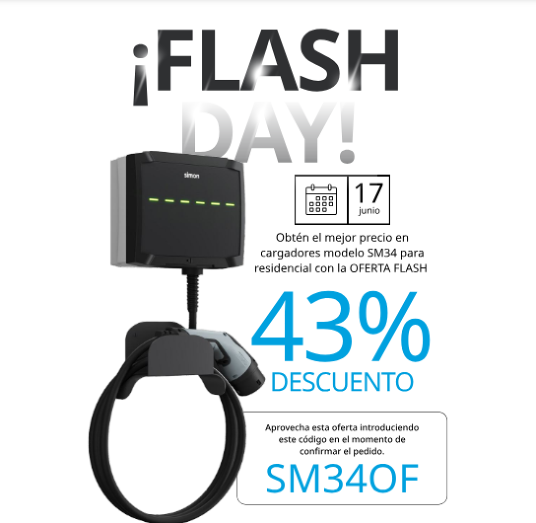 ¡FLASH DAY! CARGADOR SM24